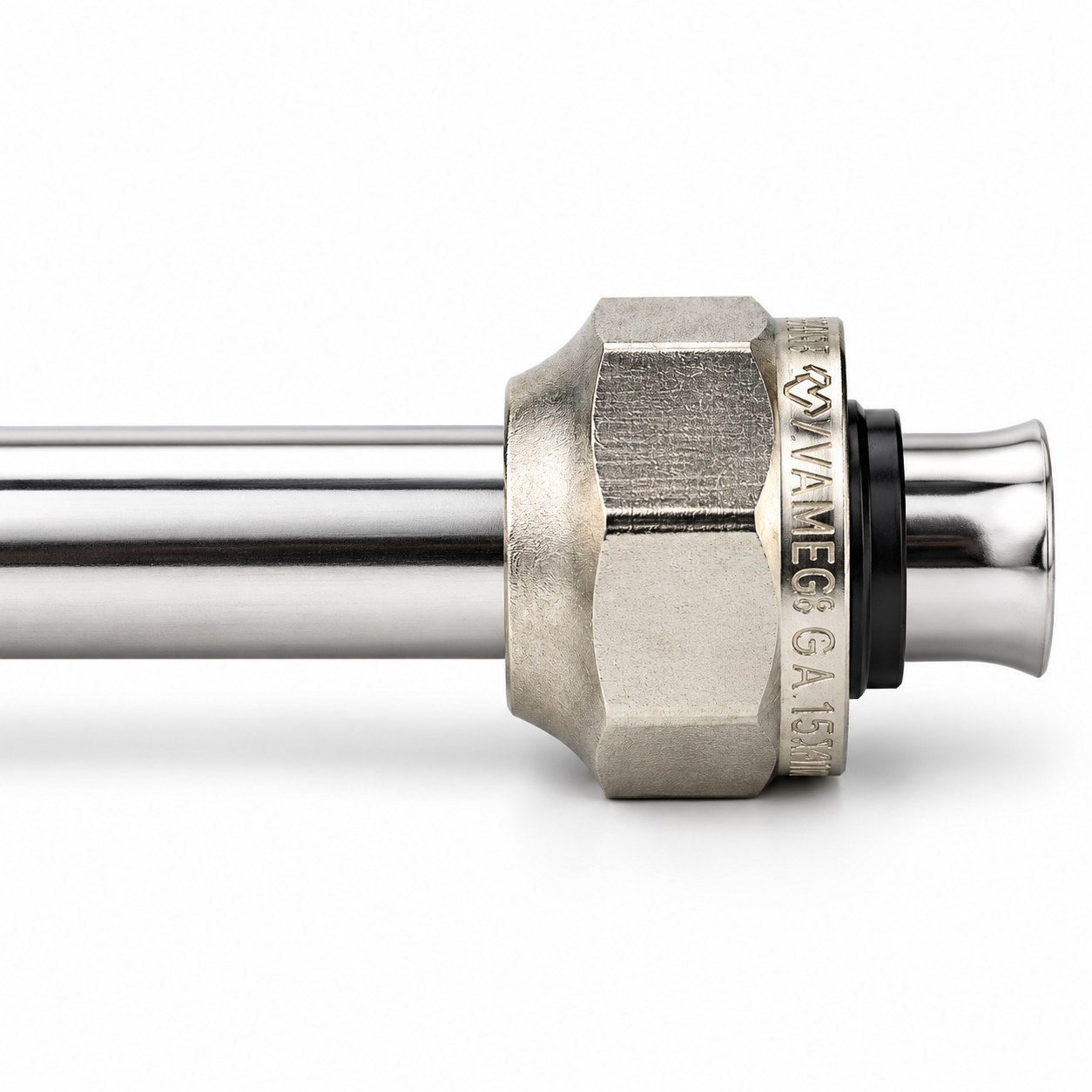 Резьбозажимное соединение (фитинг евроконус) Varmega VMTF96-N151015, 3/4"EK для подключения стальной/медной трубки 15х1.0 мм